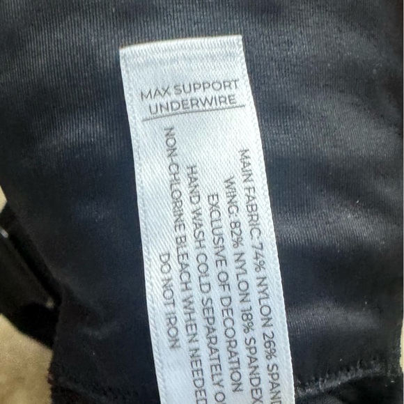 Livi Active Max Support Sports Bra Black SZ 44 DDD - Picture 7 of 7